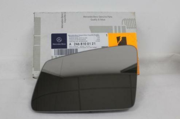Genuine Mercedes-Benz A-Class B-Class CLA GLA Left Wing Mirror Glass A2468100121 image