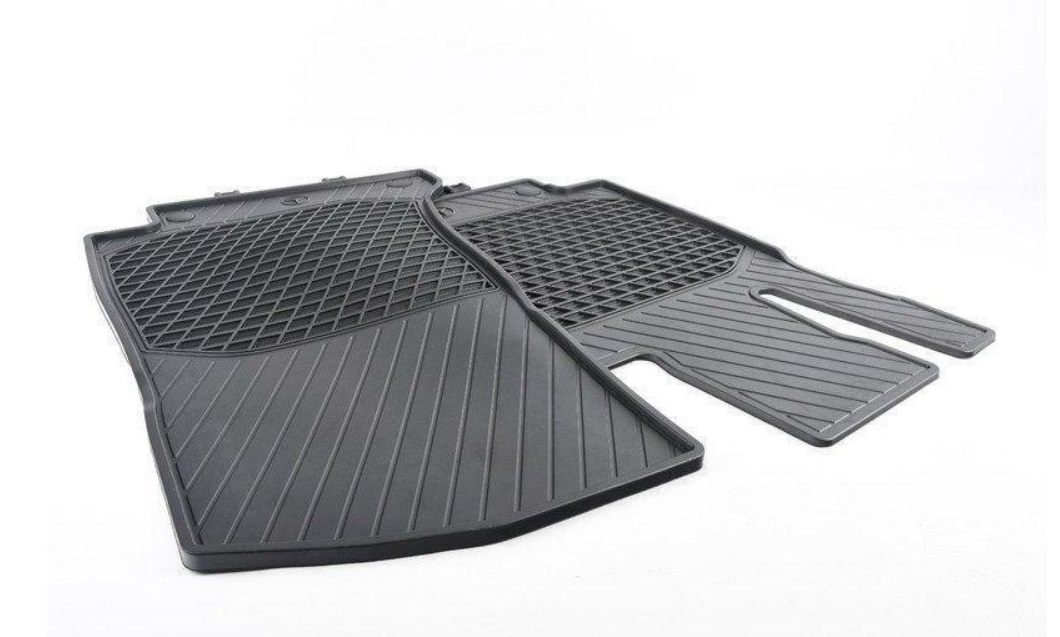 Genuine Mercedes C-Class W205 Front Black All Season Rubber Floor Mats A20568075089 image